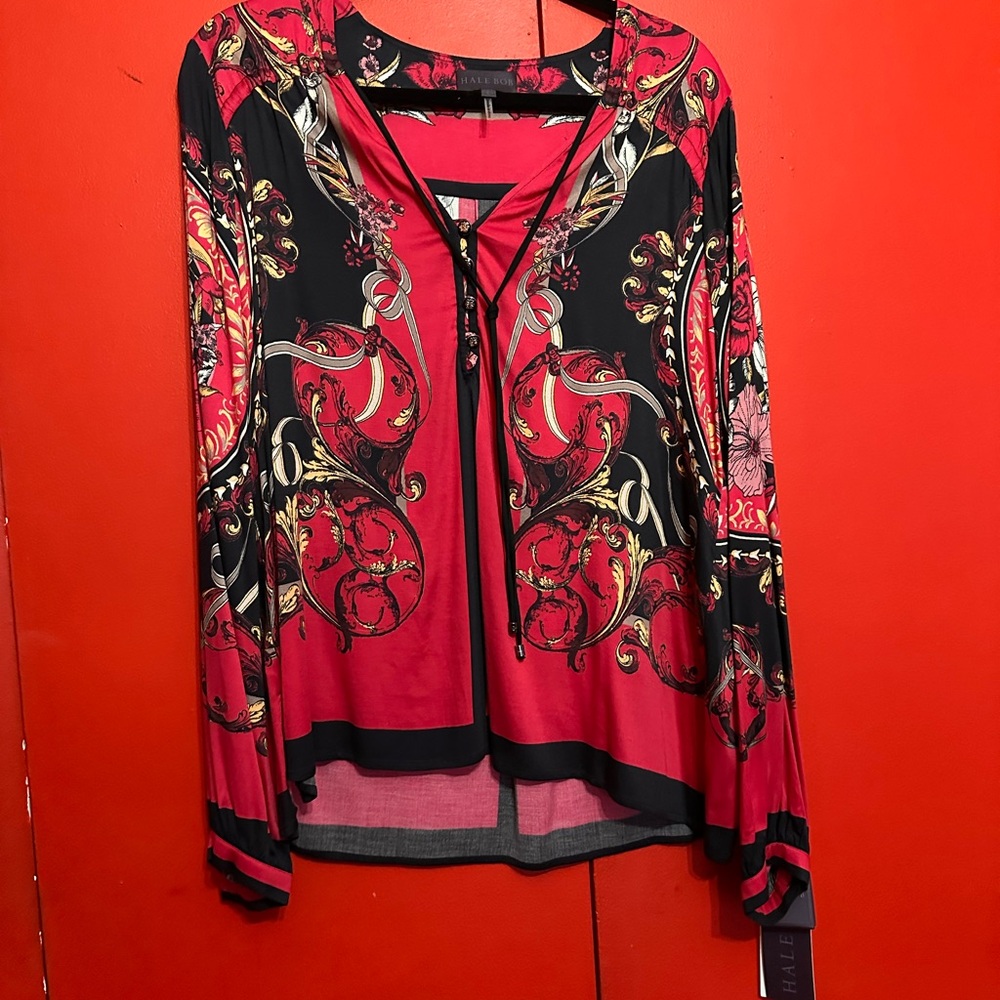 Hale Bob Top & Elan Kattan Pants Set - Brand New, Never Worn
